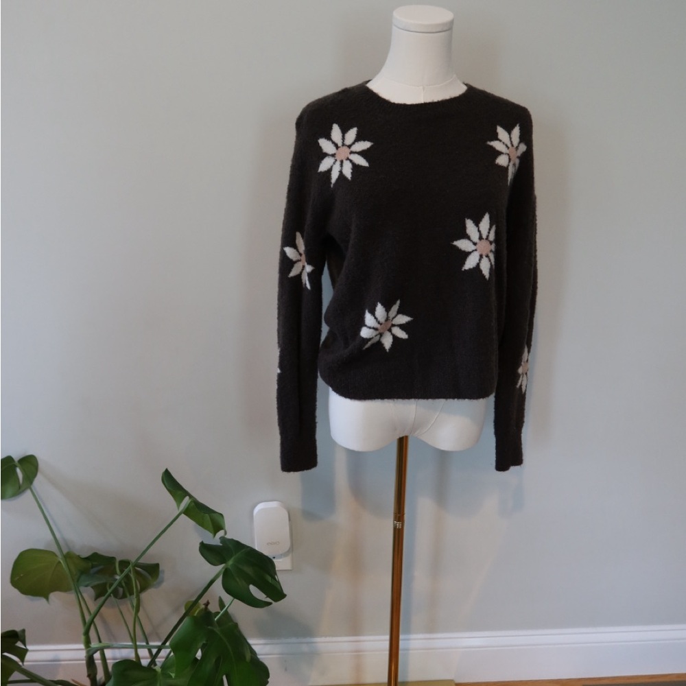 Madewell Floral Sweater